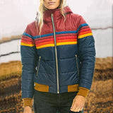 Ines - Retro Jas met Bontcapuchon